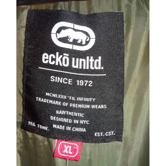 NWT Ecko Unltd. Camo Puffer Vest Hoodie XL Mens Camouflage Sleeveless Zip Front - Picture 6 of 9